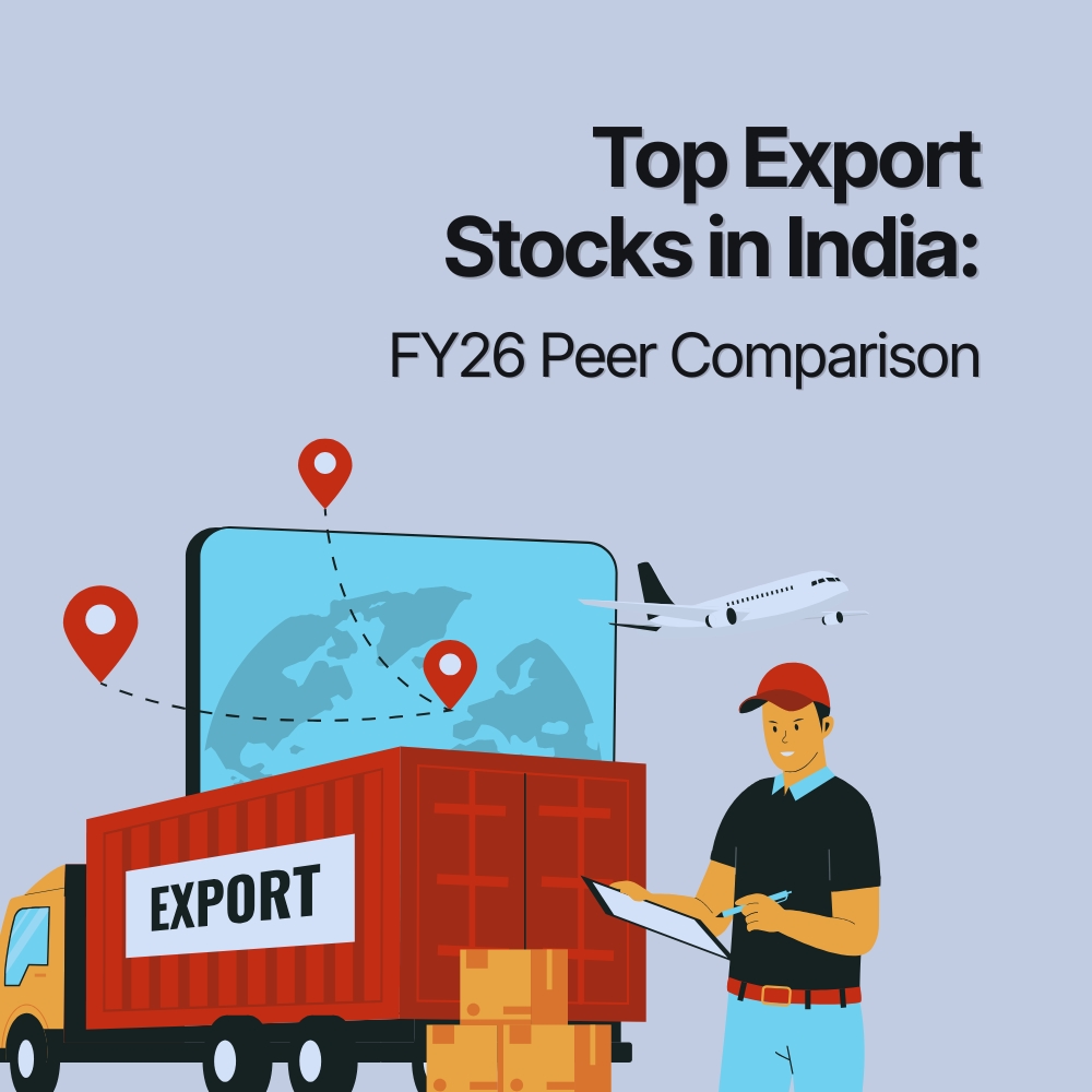 Top Export Stocks in India: FY26 Peer Comparison